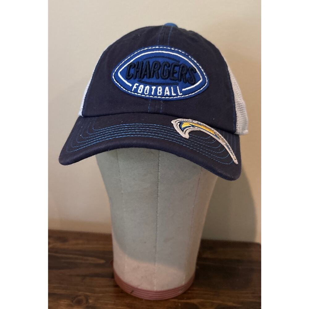 Chargers NFL Team Apparel Girl Football Blue and White Snap Back